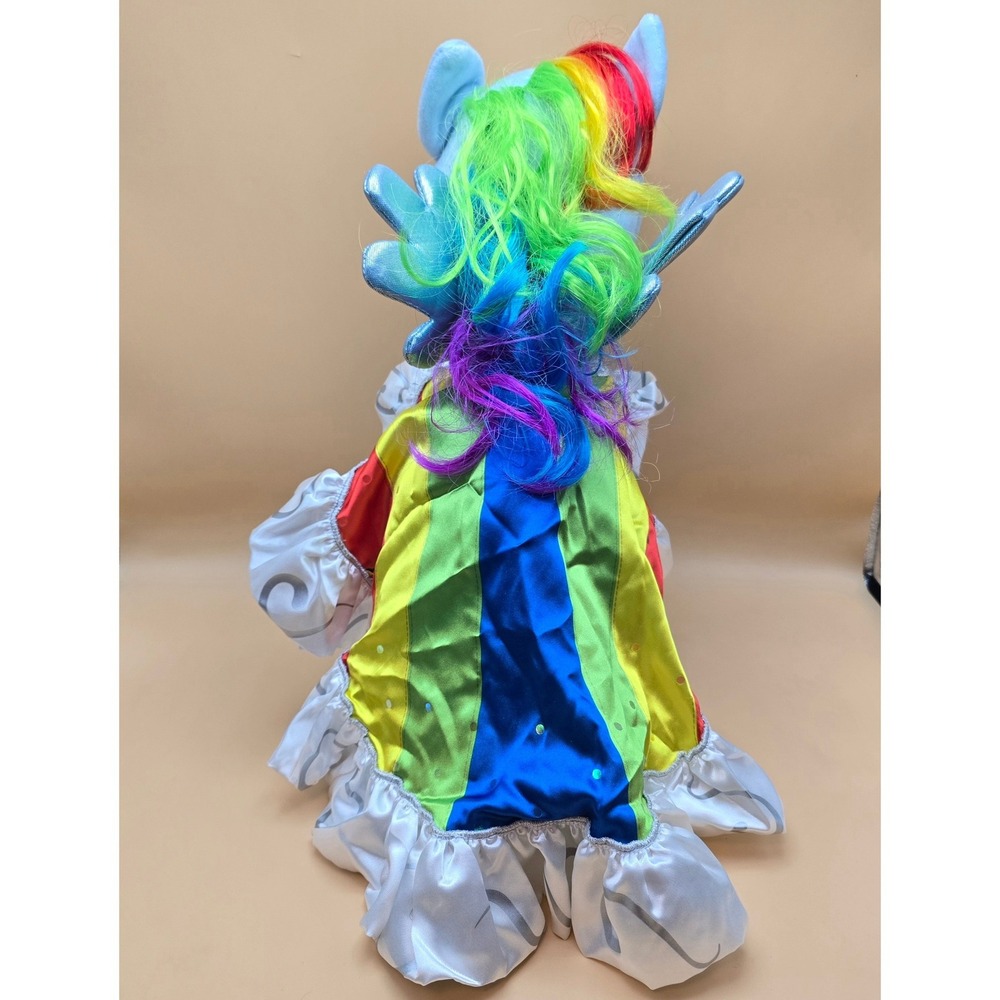 Build-A-Bear My Little Pony Rainbow Dash Plush 15 inch with Rainbow Dress‎ Wings - Picture 6 of 16